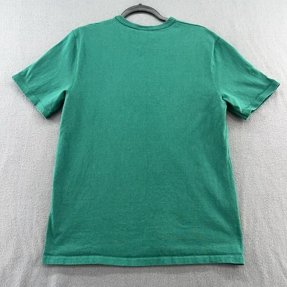 VTG Champion Shirt Mens Size M Green Short Sleeve Crew Neck Casual C Logo Adults - Picture 9 of 10